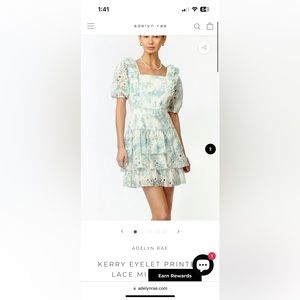 Adelyn Rae eyelet dress